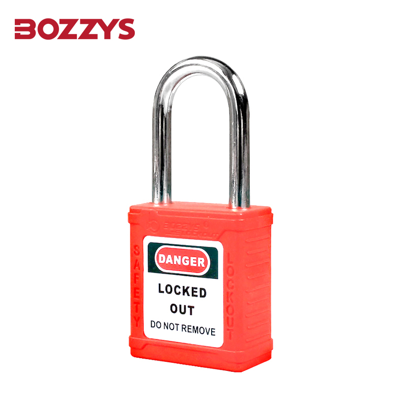 OEM Industrial Safety Padlock Lockout with Zinc Alloy Cylinder 