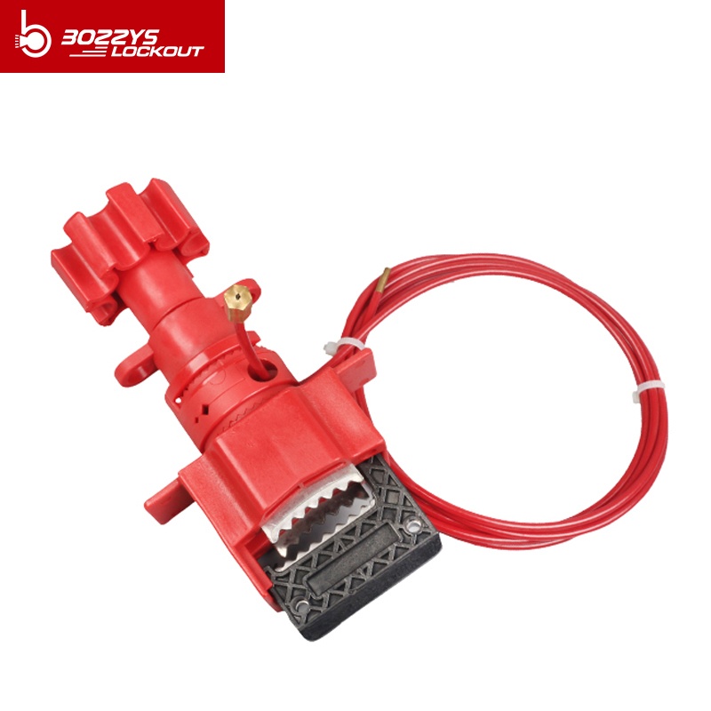 Cable Attached Safety Universal Ball Valve Lockout