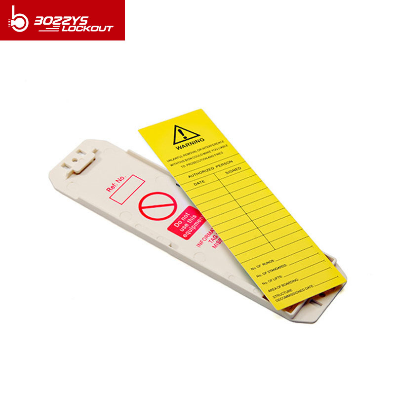 Safety Scaffolding Protector Tag With PVC safety signs