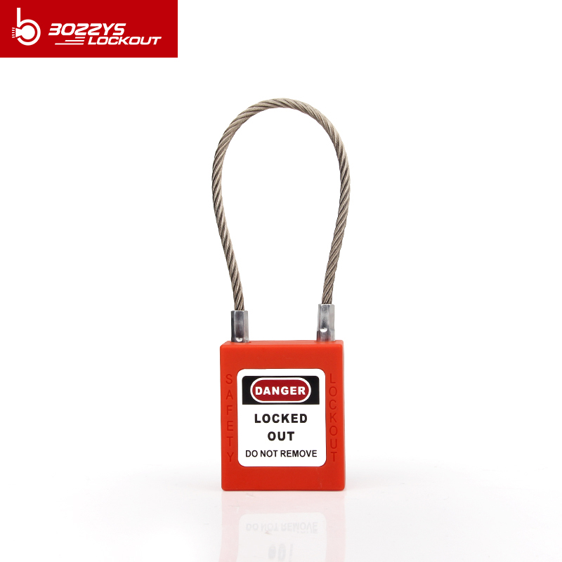 OEM Stainless steel cable safety padlocks keyed alike for industrial equipment lockout