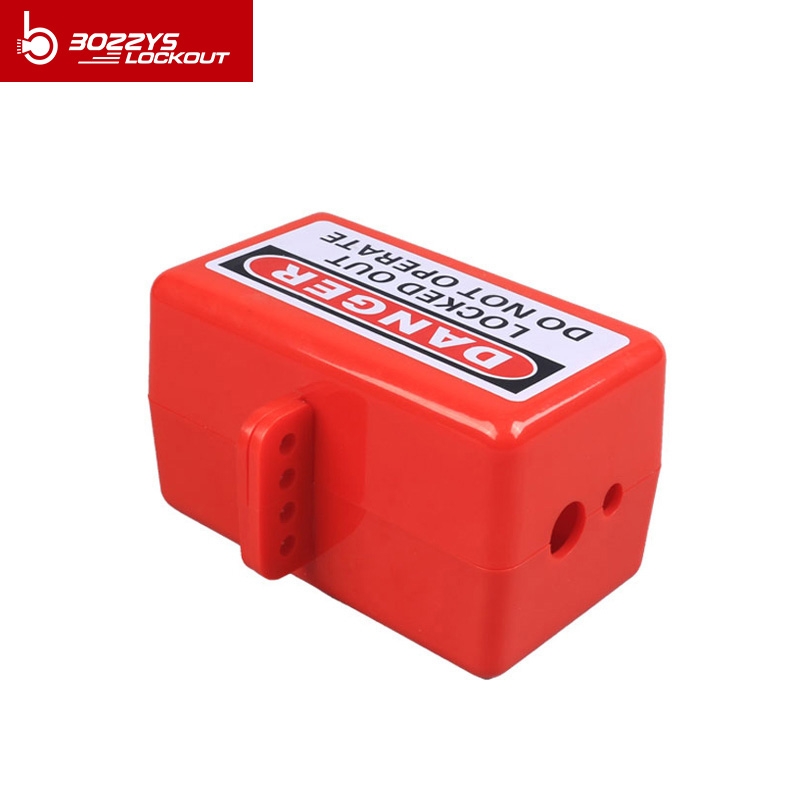 Electrical plug Pneumatic Lockout box device for plug 110V to 550V and male aire hose connectors