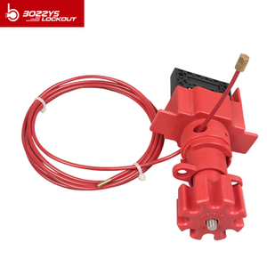 Cable Attached Safety Universal Ball Valve Lockout