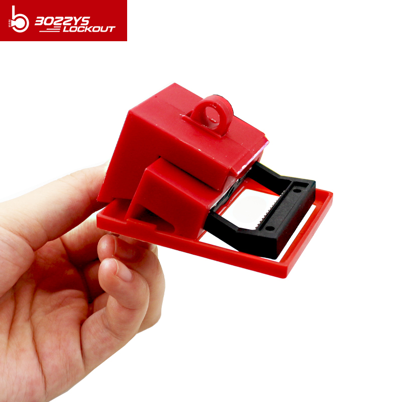 Electrical handle circuit breaker safety lockout Tagout Device Block access to single-pole circuit breakers during maintenance