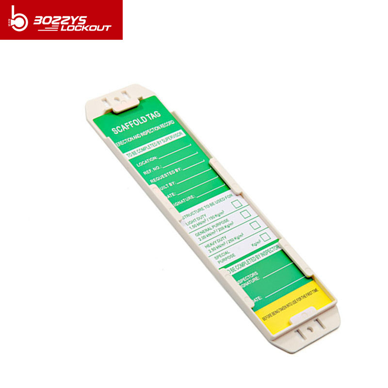 Safety Scaffolding Protector Tag With PVC safety signs