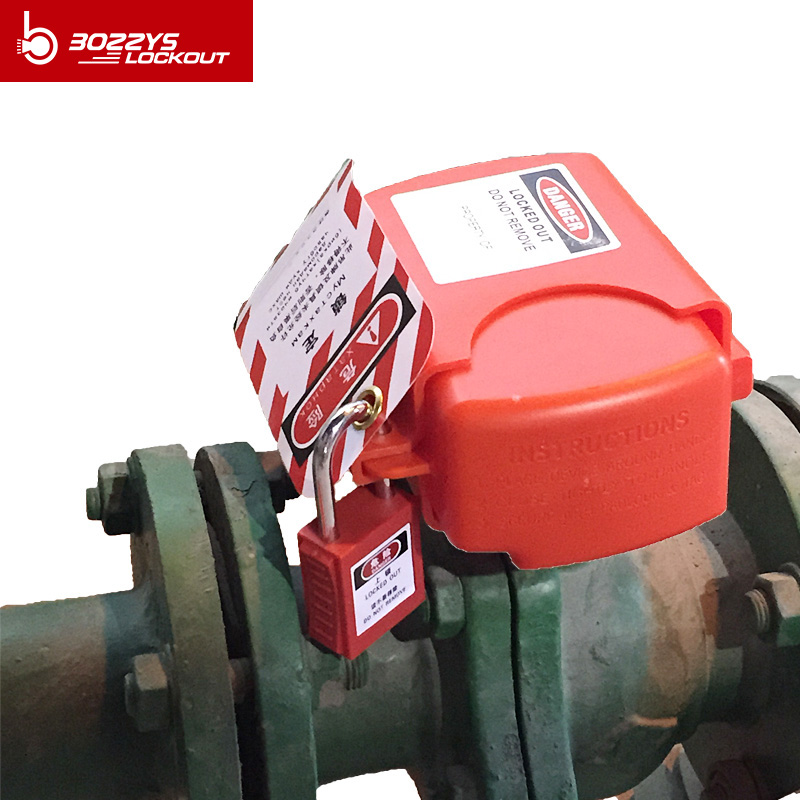 Industrial Adjustable Ball Valve safety Lockout Devices Suitable for DN8-50 ball valve handle lockout