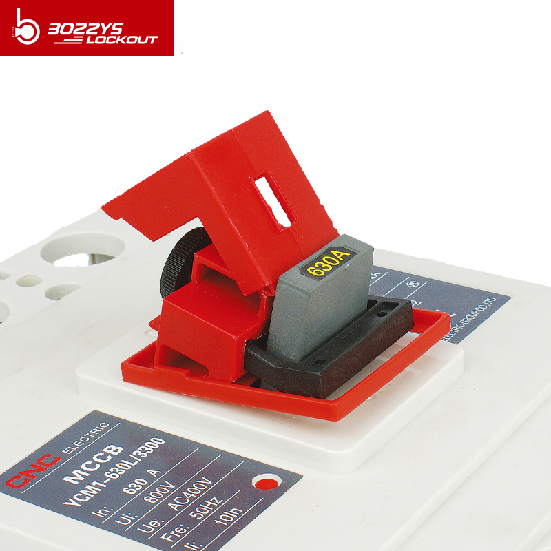 Electrical handle circuit breaker safety lockout Tagout Device Block access to single-pole circuit breakers during maintenance