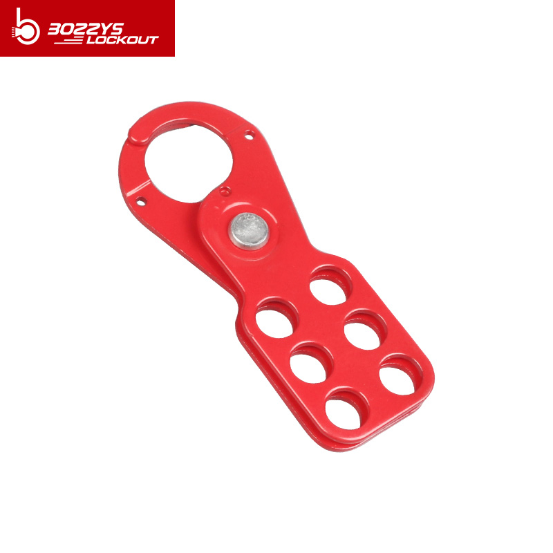 Safety Lockouts Red Steel Lockout Hasp for Tagout Padlock