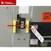 480-600V breaker lockout kit with Self adhesive backed rails for irregularly shaped switches and oversized